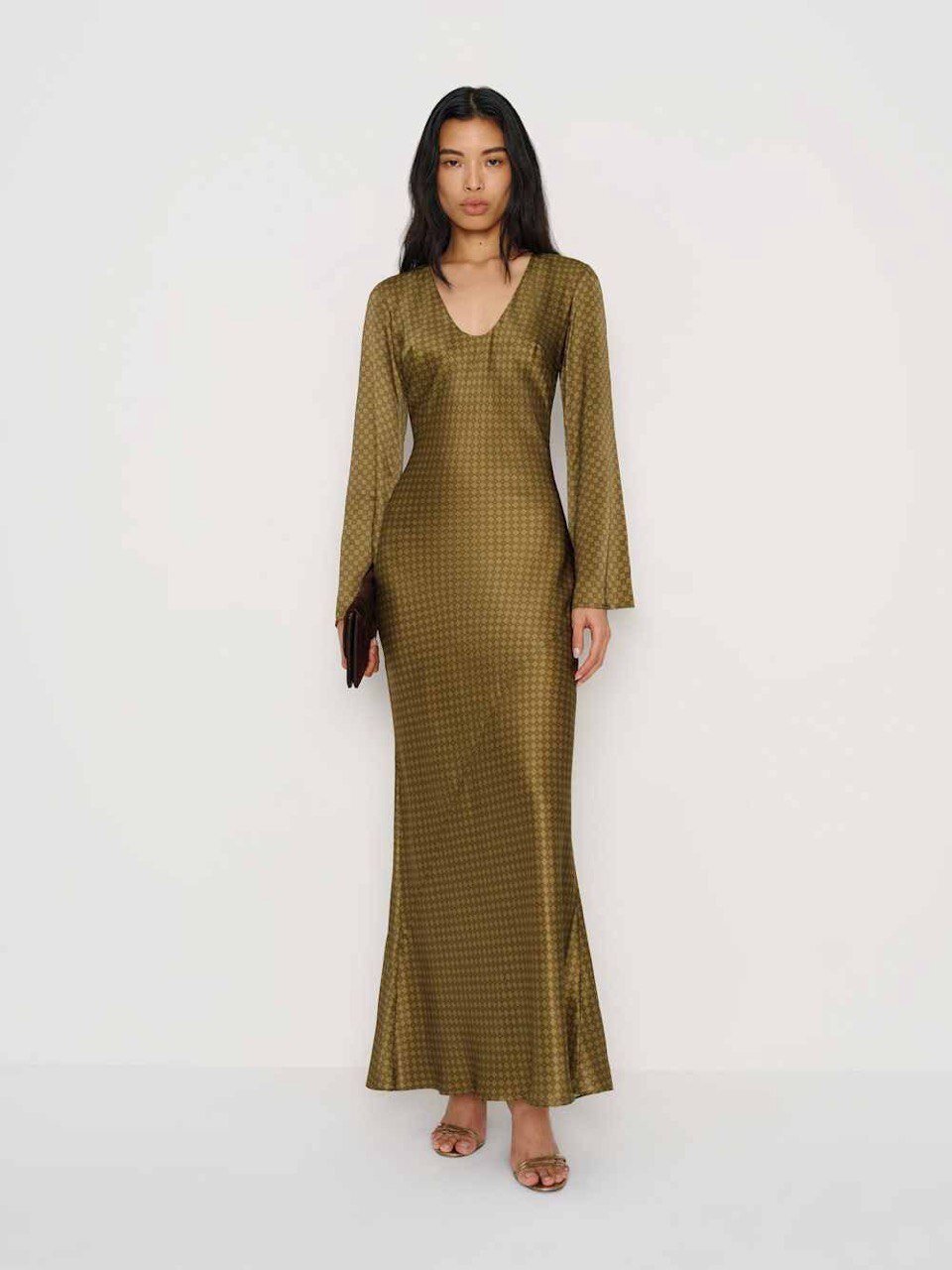 Olive maxi dress